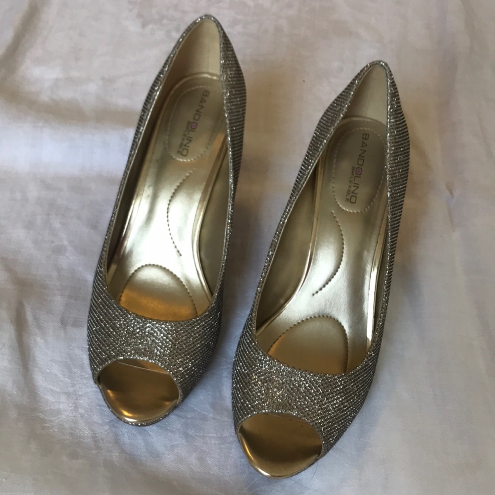Bandolino Gold Heels